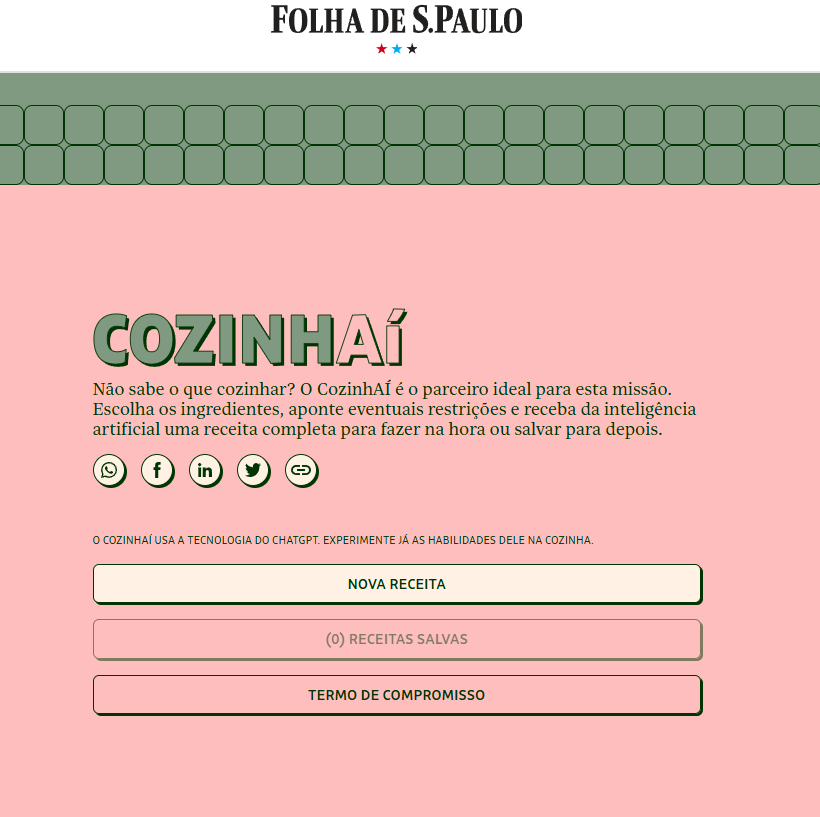 Cozinha IA - Folha de S.Paulo